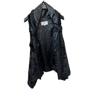 Adore Women Black XL Faux Fur Chic Glamorous Coat